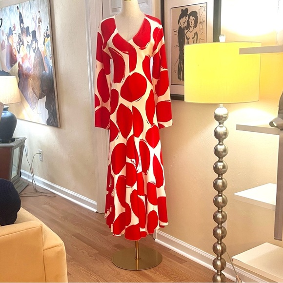 Marni, Exquisite Lux Statement Dress, Stretch, Form-Flattering, Size: US6, IT42 - Picture 2 of 10